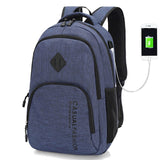 Fashion Men's Backpack Bag Male Canvas Laptop Backpack