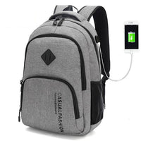 Fashion Men's Backpack Bag Male Canvas Laptop Backpack